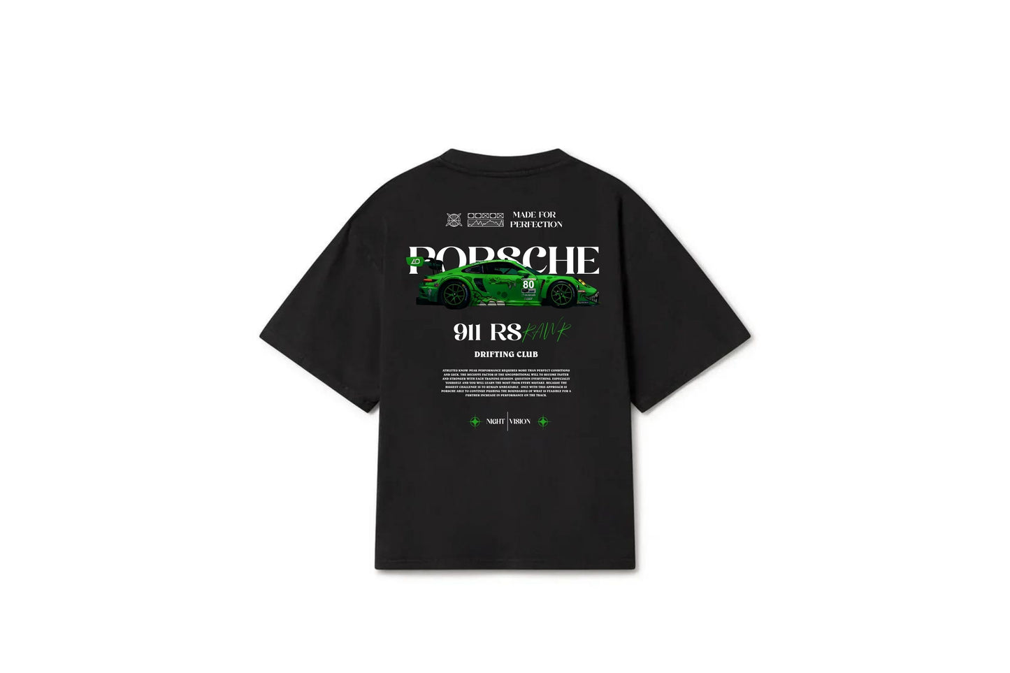 Oversized T-shirt Porsche 911 RS Green Legend Tee