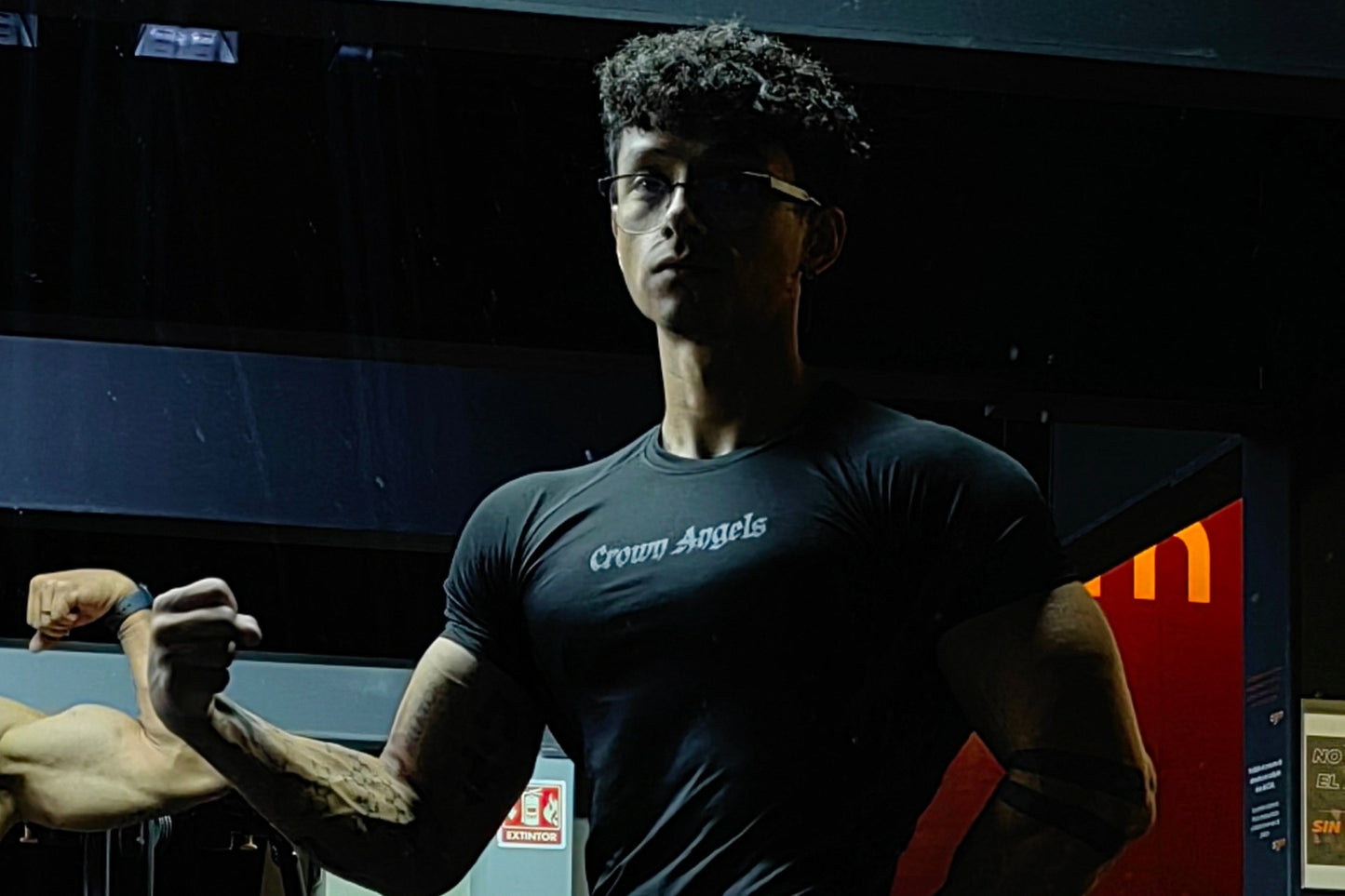 Compression T-shirt Black in Black