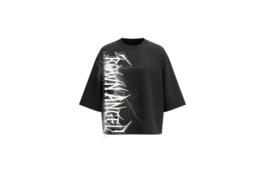 Boxy Fit DARK SCRIPT VERTICAL