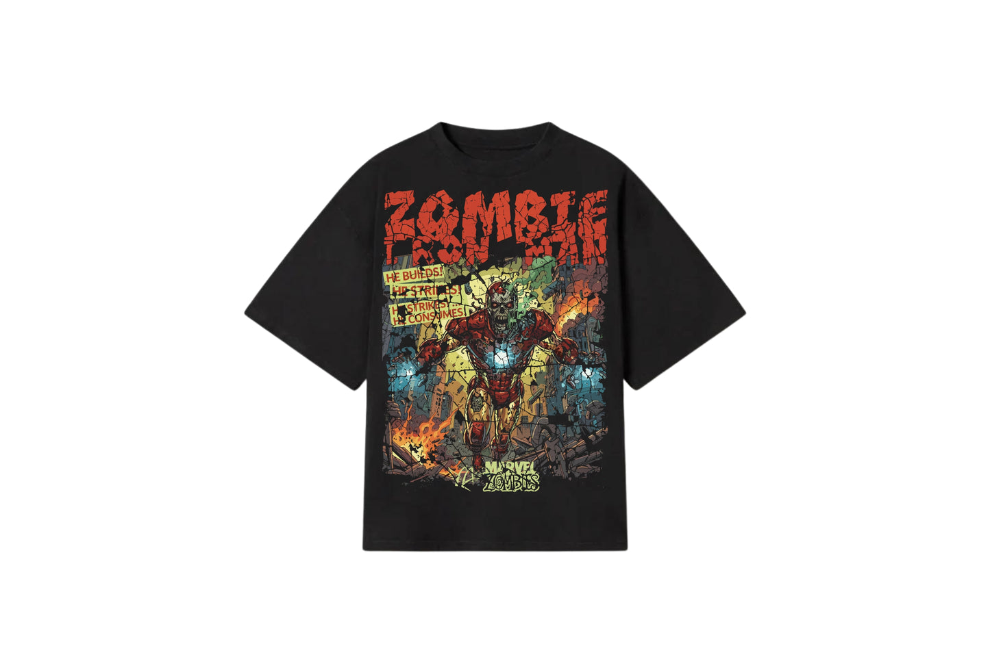 Oversized T-shirt Iron Devastado